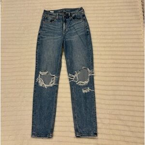 American eagle mom jeans size 2